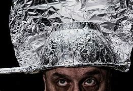 Image result for Homeless Man Wearing Tin Foil Hat