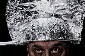 Image result for Dude Wearing Tin Foil Hat