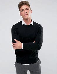 Image result for Men's Crew Neck Sweater Outfits
