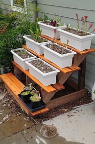 Image result for How to Build a Wood Tiered Plant Stand