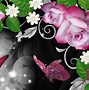 Image result for Purple Roses and Butterflies