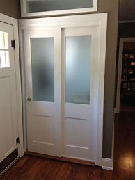 Image result for Frosted Glass Bathroom Closet Doors