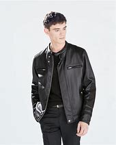 Image result for Zara Faux Leather Jacket