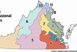 Image result for Virginia Election Districts Map