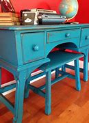Image result for Turquoise Desks with Hutches