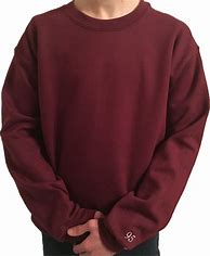 Image result for Woman Maroon Sweatshirt