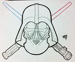 Image result for Darth Vader Drawing