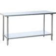 Image result for Roughneck Stainless Steel Work Table - 1000-Lb. Capacity, 72Inch W X 24Inch D X 35Inch H