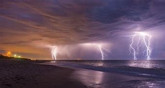 Image result for Beach Thunderstorm