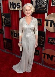 Image result for Helen Mirren Oscar Dress