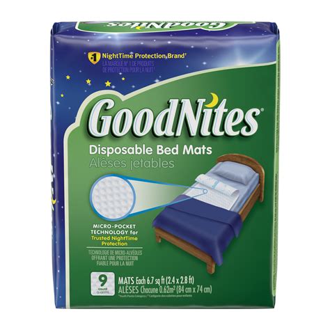 GoodNites Disposable Bed Mats, 9 ea (Pack of 4)   FSAstore 