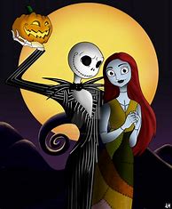 Image result for Nightmare Before Christmas Cool Jack and Sally