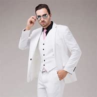 Image result for White Suit Jacket Men