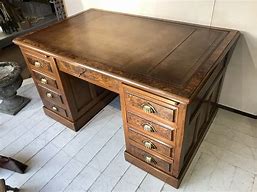 Image result for pedestal desk antique