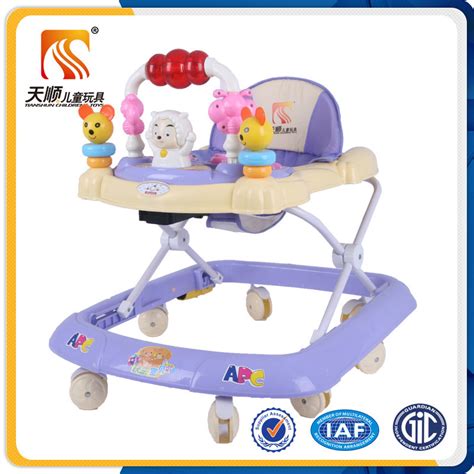 2015 China Baby Carrier Toys New Pp Plastic Rotating Big Wheels Baby  