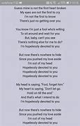 Image result for Hopeless Devoted to You Lyrics