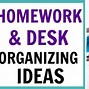 Image result for Homework Desk Storage