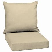 Image result for Arden Selections Tan Outdoor Deep Seat Cushion Set - 24 W X 24 D In. - Beige