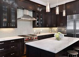 Image result for Luxury Dark Kitchen Cabinets