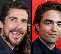 Image result for Christian Bale vs Robert Pattinson
