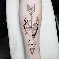 Image result for Simple Arrow Compass Tattoo Drawing
