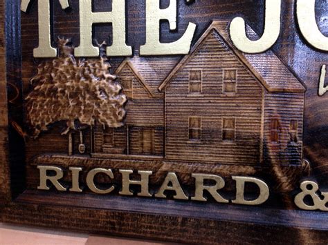 Personalized Carved Wood Sign. Great Farm House Sign, Farm Sign  