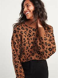 Image result for Leopard Print Sweatshirt