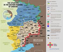 Image result for Map of Conflict in Ukraine