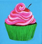 Image result for Cupcake Painting