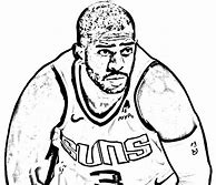 Image result for Coloring Pages of NBA Basketball Chris Paul