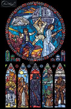 Star Wars Stained Glass - Classic by nenuiel on DeviantArt