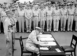 Image result for Signing End of WW2