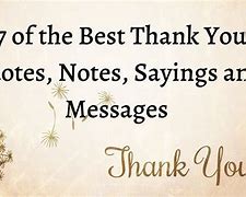Image result for Thank You Note Quotes