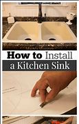 Image result for How Install Kitchen Sink