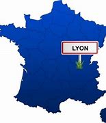 Image result for Lyon in France Map