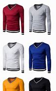 Image result for Men's V-Neck Sweatshirts