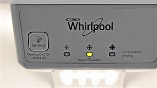 Image result for Whirlpool Refrigerator Settings