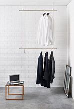 Image result for Wall and Ceiling Mounted Clothes Rail
