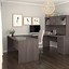 Image result for Executive L-shaped Desk with Hutch