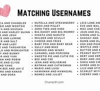 Image result for Good Matching Usernames for Roblox
