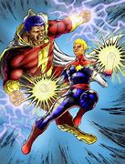 Image result for Captain Marvel DC vs Marvel