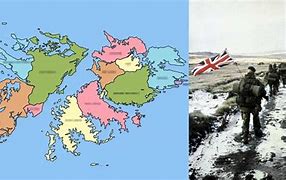 Image result for Falklands War Battle Map