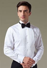 Image result for White Tuxedo Shirt