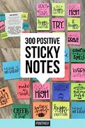 Image result for Think Positive Post It Note