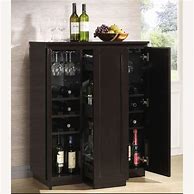 Image result for Modern Home Bar Cabinets