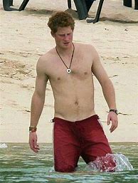 Image result for Prince Harry Wearing Speedos