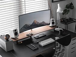 Image result for Minimal Computer Desk