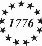 Image result for Black American Flag 1776