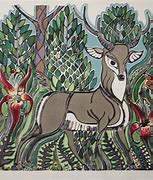 Image result for Walter Anderson Prints Pines Deer