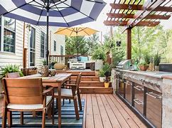 Image result for Outdoor Kitchen Deck Ideas